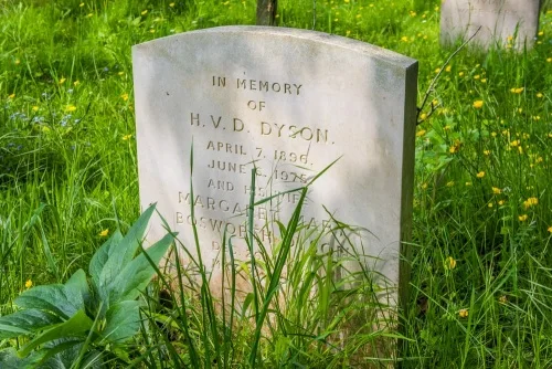 Hugo Dyson's gravestone