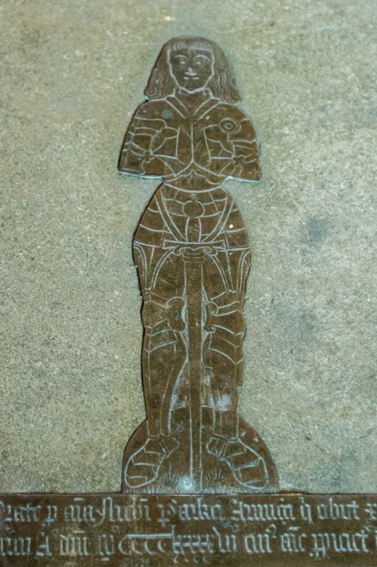 Nicholas Parker brass, 1496