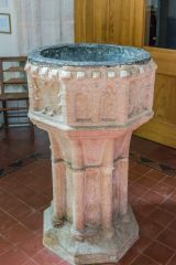 The 14th century octagonal font