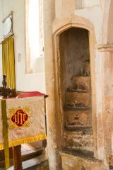 Remains of the medieval rood stair