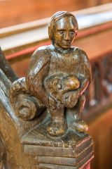 A man holding a serpent