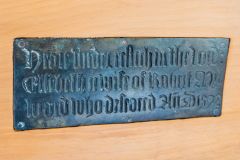 Elsebeth Milward brass, 1596