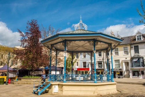 The bandstand, Carfax, Horsham