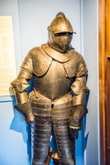 A suit of medieval armour