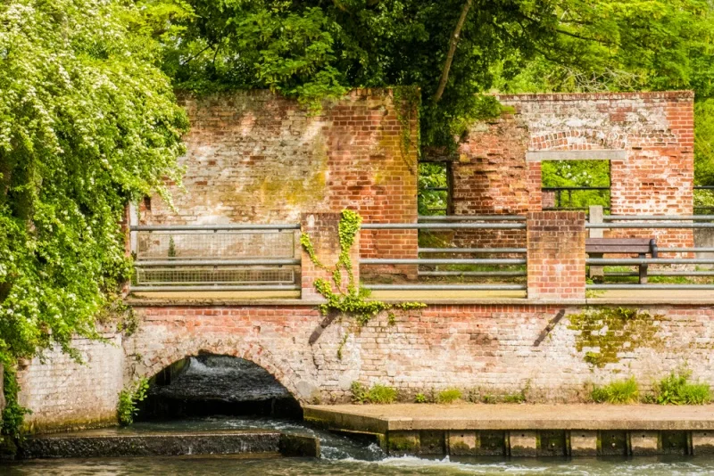 Remains of the 18th century brick arches