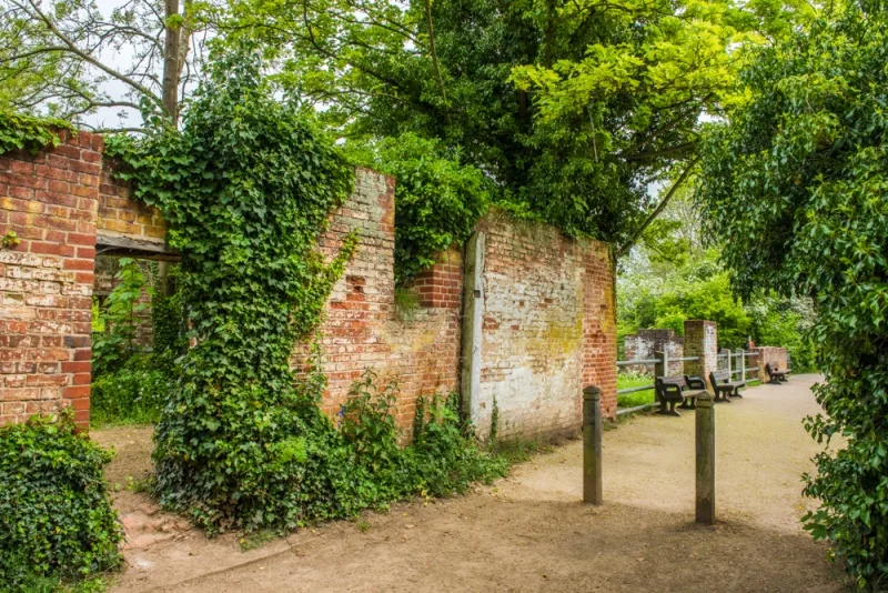 Ruins of the 18th century mill building