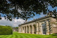 Houghton Hall, One of the symmetrical wings to the main house block