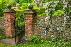 The gate to the Peacock Garden