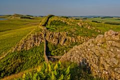 Hadrian's Wall west of Housesteads
