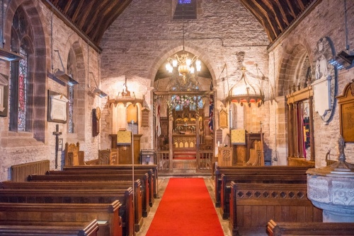 The church interior