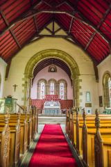 Looking east down the nave