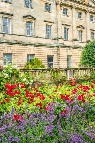The formal terrace gardens
