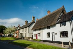 Thatched cottages on the green