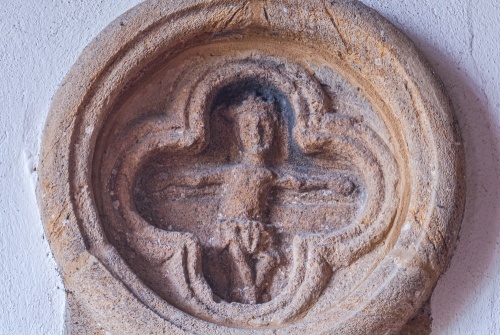 14th-century stone roundel