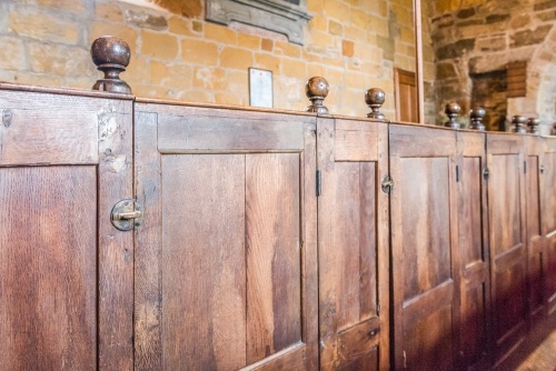 The Georgian box pews