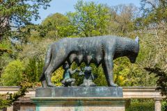 The statue of Romulus and Remus