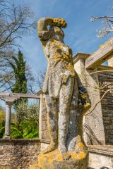 A classical statue, Blue Pool