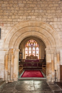 The Norman chancel arch