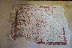 15th century wall painting of 'the Weighing of Souls'