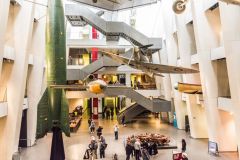 The museum's central internal courtyard