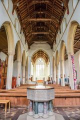 Looking down the nave
