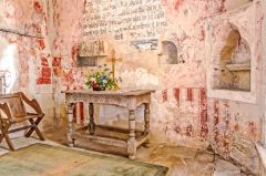 The sanctuary and communion table