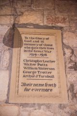 The First World War memorial