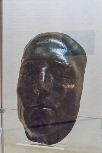 Bonnie Prince Charlie's death mask in Inverness Museum