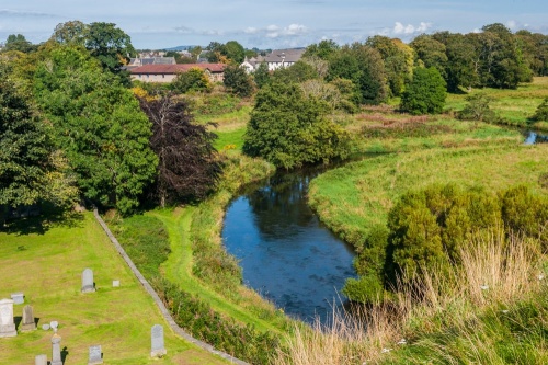 The view from atop Inverurie Bass