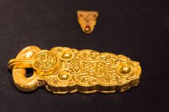 Ipswich Museum, Replica gold piece from the Sutton Hoo ship burial, c. 625