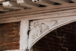 Animal and fish symbols in the spandrel