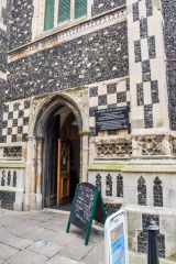 The west tower entrance