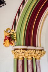 Ornate Victorian column and capitals