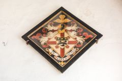 Funeral hatchment to the Trotman family