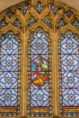 The west window, dedicated to Henry Miller