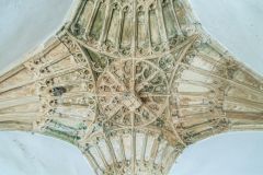 Fan-vaulting inside the south porch