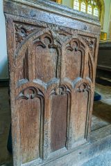 15th-century bench end