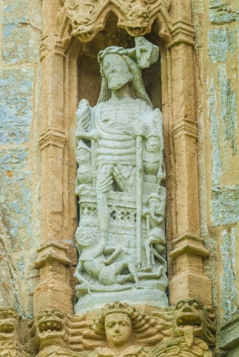 Medieval sculpture of the Resurrection