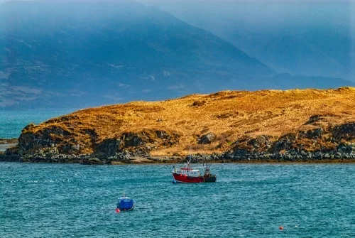 Fishing boats off Isle Ornsay
