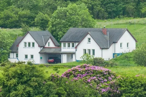 A picturesque house near the harbour