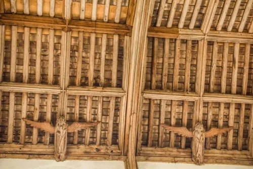 The 15th-century angel roof