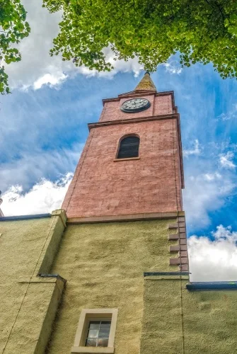 Newgate clock tower, c. 1720