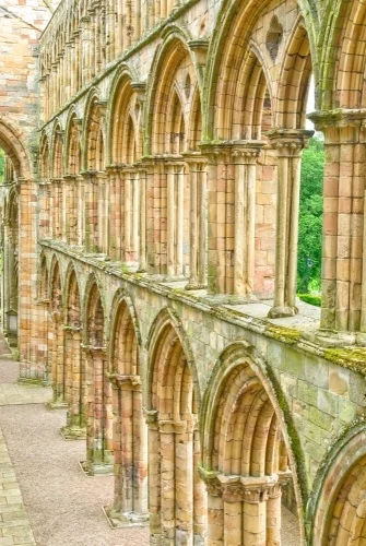 Abbey church arcades