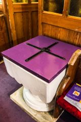 The 12th-century font