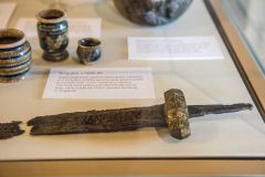 An 8th century Saxon sword found in the moat