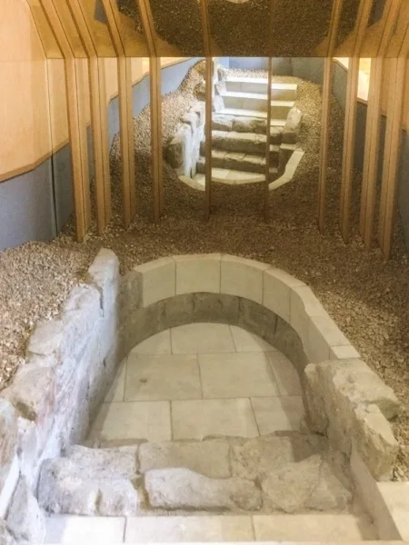 The 13th-century reconstructed mikveh