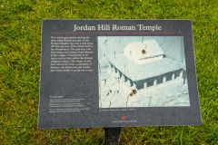 Jordan Hill Roman Temple, The English heritage information panel