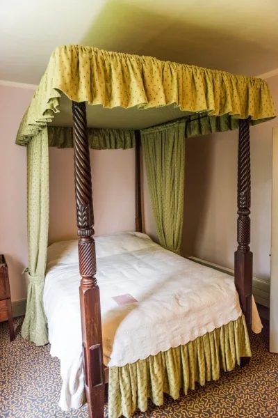 Keats' bedroom, where he died