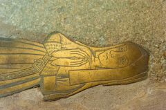 Memorial brass of Alice Curzon, c. 1496