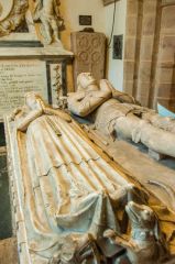 Sir John and Lady Joan Curzon, c. 1450